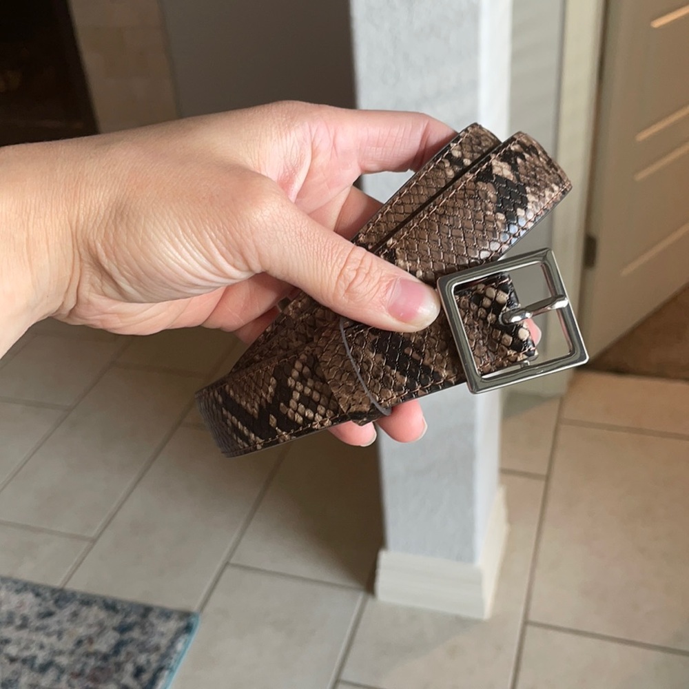 Snake Print belt